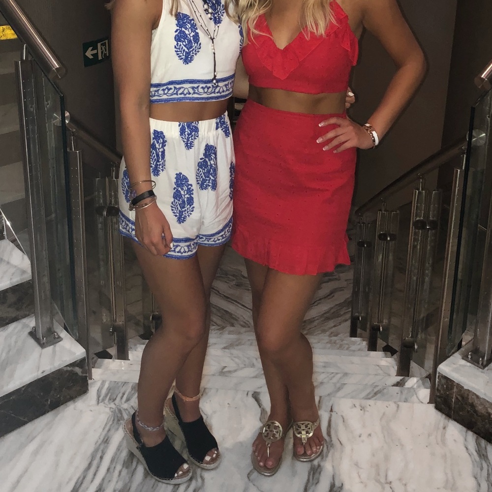 Red Princess Polly Two Piece Set!